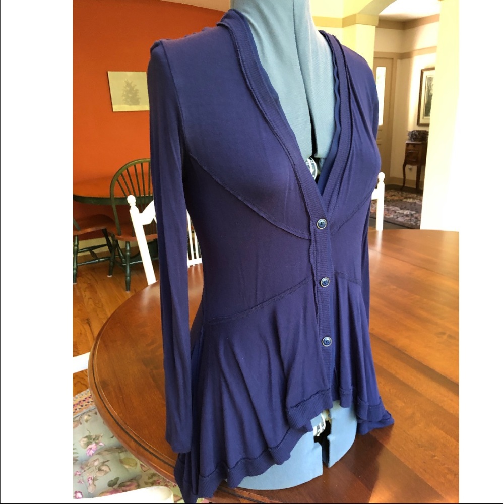 Flirty Navy Sweater